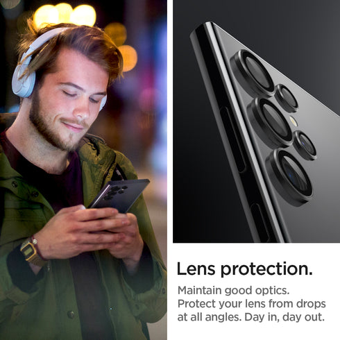 Protector de lente Spigen Galaxy S24 Ultra – Optik Pro EZ Fit (paquete de 2)